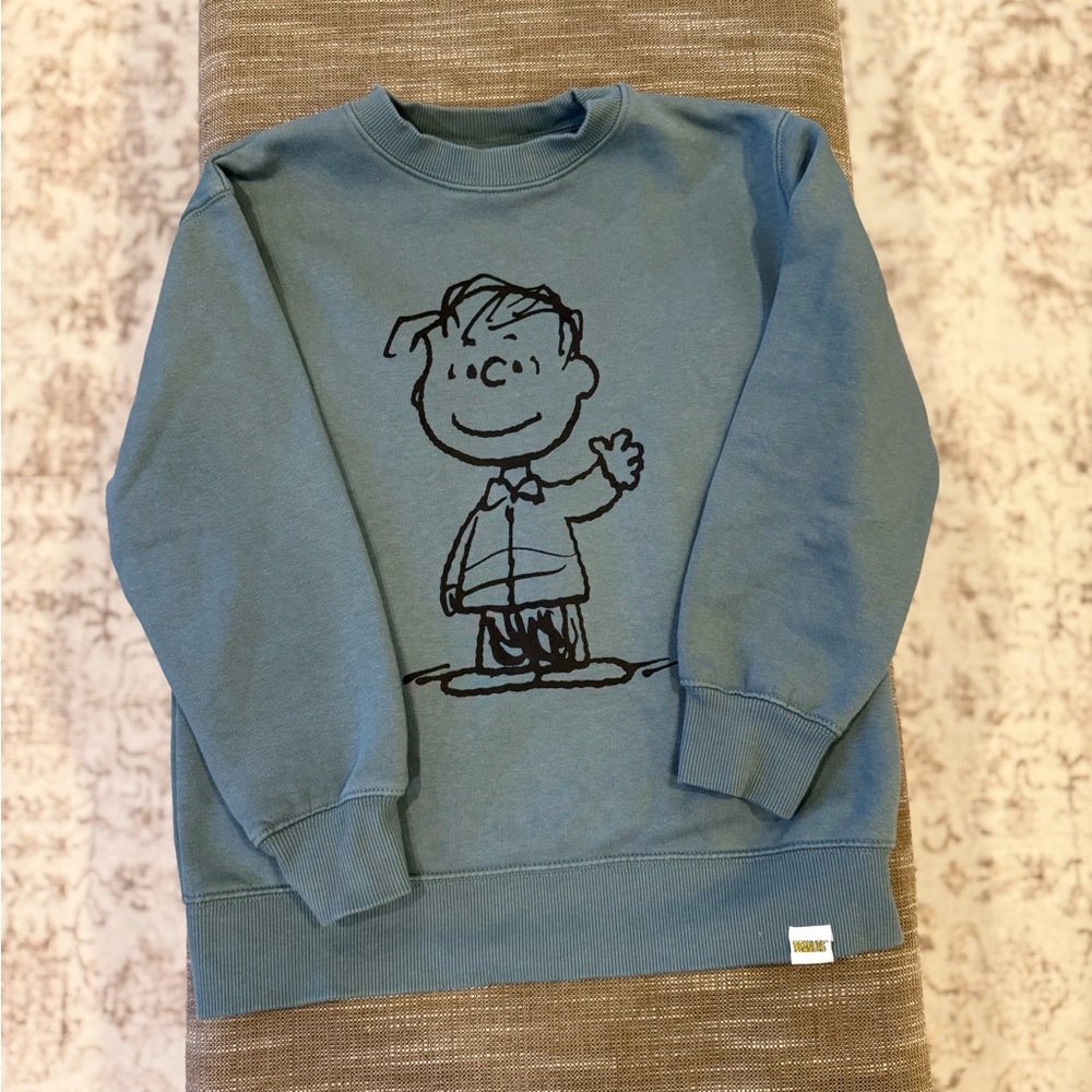Zara Kids Blue Graphic Sweater